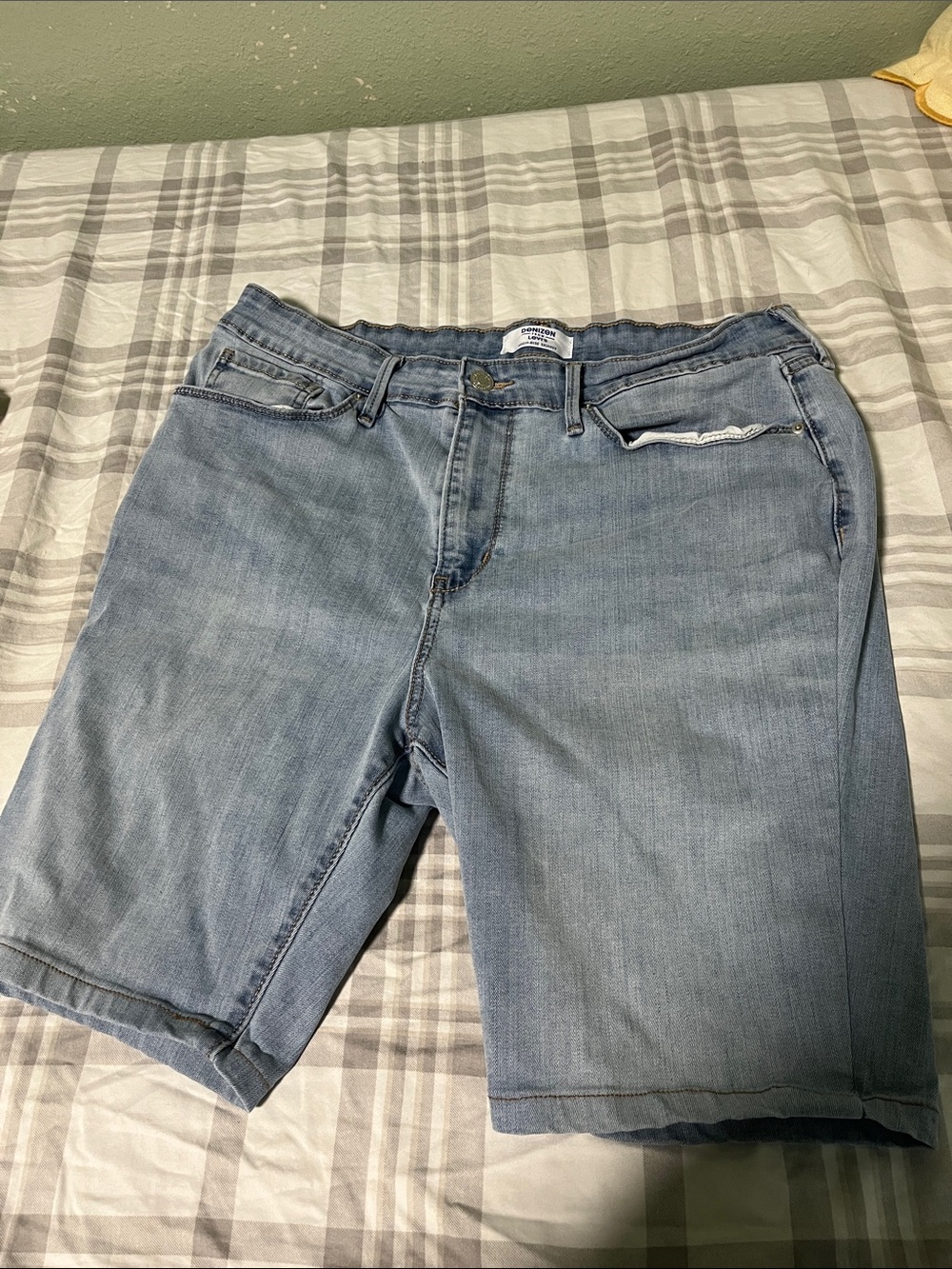 Denizen from Levi's Light Blue Denim Bermuda Shorts